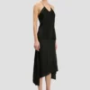 Gathered cami top in black Gathered cami top in black