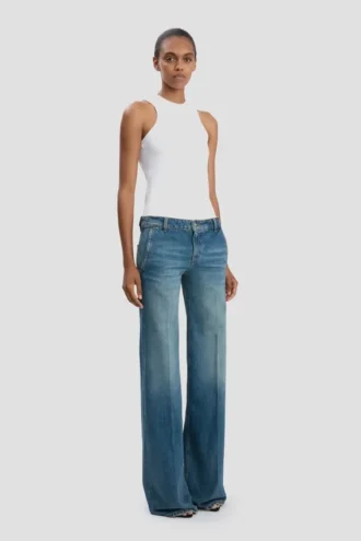 Gigi jean in mid blue