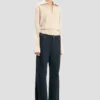Half-zip milano jumper in pale rose Half-zip milano jumper in pale rose