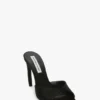 Harlow mule 100 in black satin Harlow mule 100 in black satin