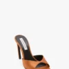 Harlow mule 100 in bronze satin Harlow mule 100 in bronze satin