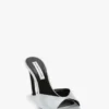 Harlow mule 100 in magnesium satin Harlow mule 100 in magnesium satin
