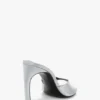 Harlow mule 100 in magnesium satin Harlow mule 100 in magnesium satin