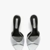 Harlow mule 100 in magnesium satin Harlow mule 100 in magnesium satin