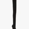 Harlow peep toe stretch jersey boot 100 in black Harlow peep toe stretch jersey boot 100 in black