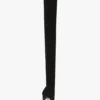 Harlow peep toe stretch jersey boot 100 in black Harlow peep toe stretch jersey boot 100 in black