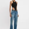High leg bodysuit in black High leg bodysuit in black