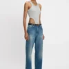 High leg bodysuit in grey marl High leg bodysuit in grey marl