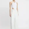 High leg bodysuit in white High leg bodysuit in white