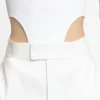High leg bodysuit in white High leg bodysuit in white