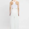 High leg bodysuit in white High leg bodysuit in white