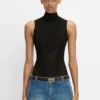 High neck bodysuit in black High neck bodysuit in black