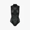 High neck bodysuit in black High neck bodysuit in black
