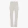 High-rise slim jean in washed white High-rise slim jean in washed white