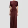 Isabella gown in burgundy Isabella gown in burgundy