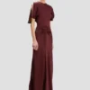Isabella gown in burgundy Isabella gown in burgundy