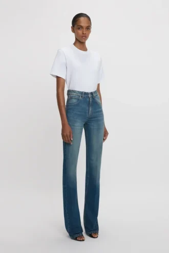 Julia stretch jean in mid blue Julia stretch jean in mid blue