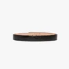 Jumbo dorian belt in black croc embossed calf leather Jumbo dorian belt in black croc embossed calf leather