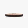 Jumbo dorian belt in black glossed leather Jumbo dorian belt in black glossed leather