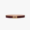 Jumbo dorian belt in burgundy leather Jumbo dorian belt in burgundy leather