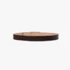 Jumbo dorian belt in dark brown croc embossed leather Jumbo dorian belt in dark brown croc embossed leather