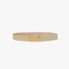 Jumbo dorian belt in ivory grained leather Jumbo dorian belt in ivory grained leather