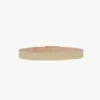 Jumbo dorian belt in ivory grained leather Jumbo dorian belt in ivory grained leather