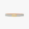 Jumbo dorian belt in magnesium shiny leather Jumbo dorian belt in magnesium shiny leather