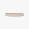 Jumbo dorian belt in magnesium shiny leather Jumbo dorian belt in magnesium shiny leather