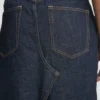 Kick pocket denim skirt in light rinse Kick pocket denim skirt in light rinse