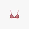 Lace bra in poppy red Lace bra in poppy red