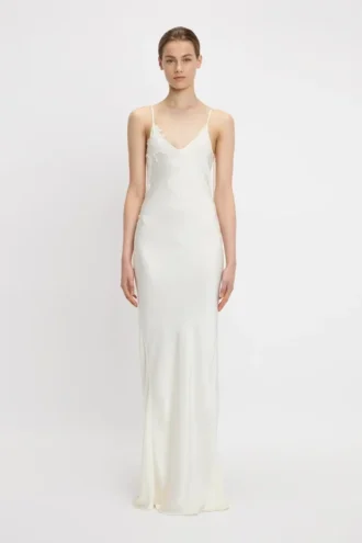Lace cami dress in ivory Lace cami dress in ivory