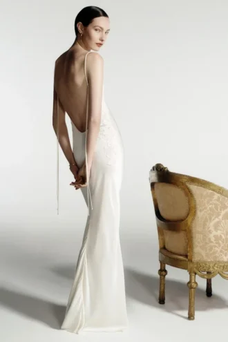 Lace cami dress in ivory Lace cami dress in ivory