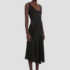 Lace dress in black
