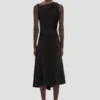 Lace dress in black