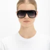 Layered mask sunglasses in black gradient Layered mask sunglasses in black gradient
