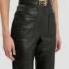 Leather alina trouser in black Leather alina trouser in black