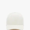 Logo cap in antique white Logo cap in antique white