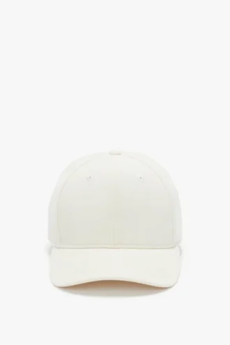 Logo cap in antique white Logo cap in antique white