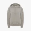 Logo embroidered hoodie in grey marl Logo embroidered hoodie in grey marl