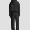 Logo embroidered hoodie in black Logo embroidered hoodie in black