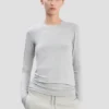 Long sleeve t-shirt in grey marl Long sleeve t-shirt in grey marl