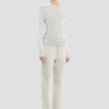 Long sleeve t-shirt in grey marl Long sleeve t-shirt in grey marl