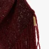Manhattan beaded pouch in burgundy Manhattan beaded pouch in burgundy
