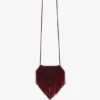 Manhattan beaded pouch in burgundy Manhattan beaded pouch in burgundy
