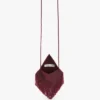 Manhattan beaded pouch in burgundy Manhattan beaded pouch in burgundy
