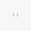 Medium pava crystal hoop earrings Medium pava crystal hoop earrings