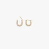 Medium pava crystal hoop earrings Medium pava crystal hoop earrings