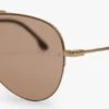 Metal pilot sunglass in gold blue Metal pilot sunglass in gold blue