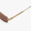 Metal sunglasses in gold honey havana Metal sunglasses in gold honey havana